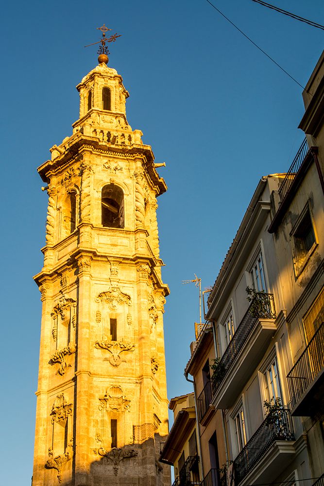 Santa Catalina Tower and Church of Santa Catalina, Valencia, Spain.